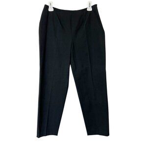 Piazza Sempione Audrey Pants Womens Size 10 IT 46 Black Ankle Trousers